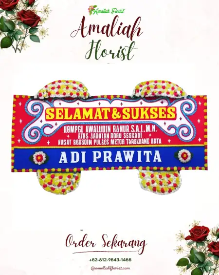 Papan Bunga Ucapan Selamat Banjaririgasi